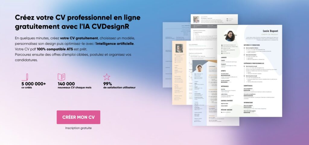 créer un cv professionnel
