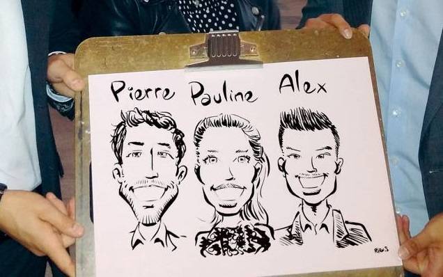 événement entreprise caricaturiste
