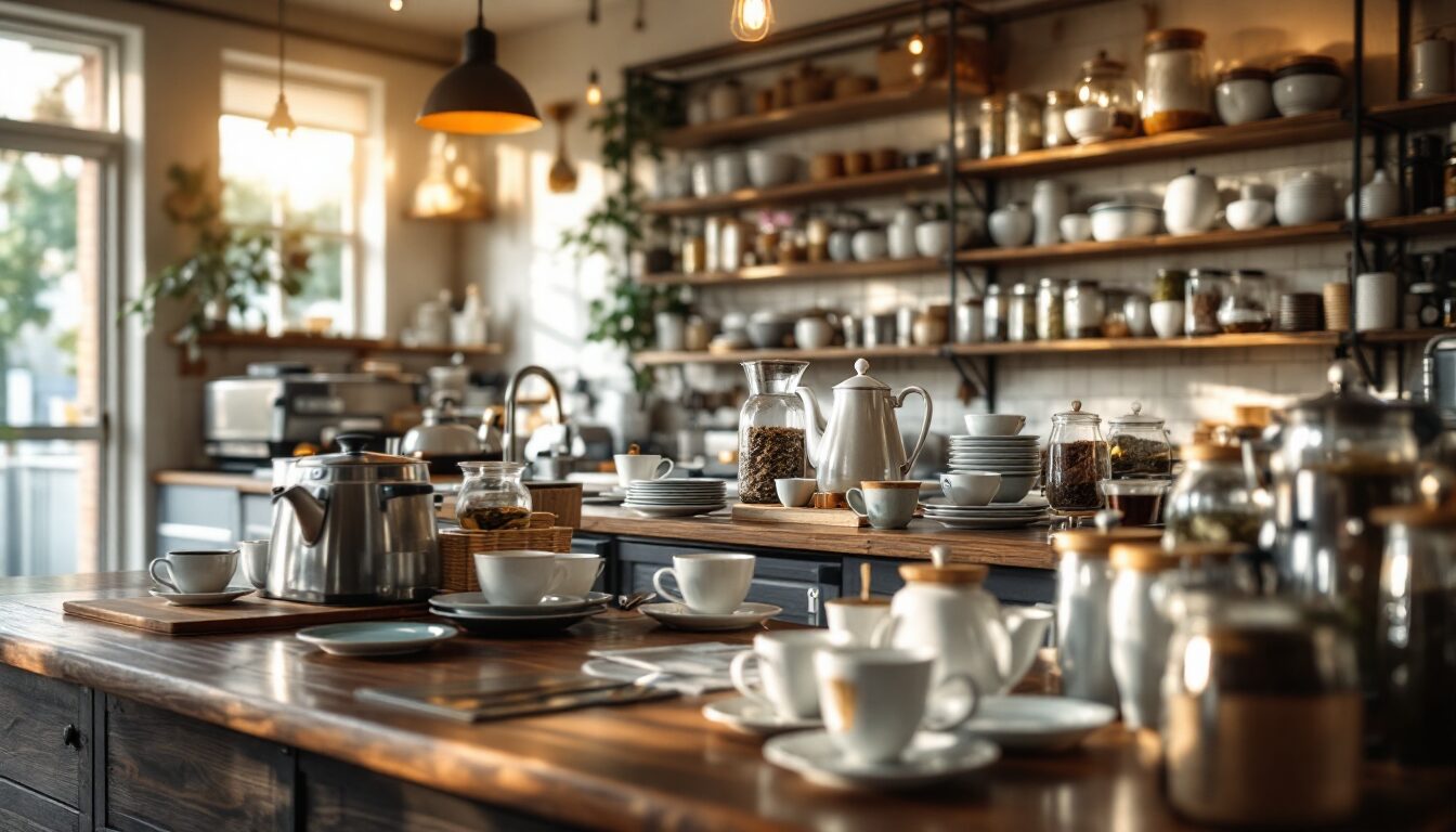 matériel nécessaire pour ouvrir un salon de the