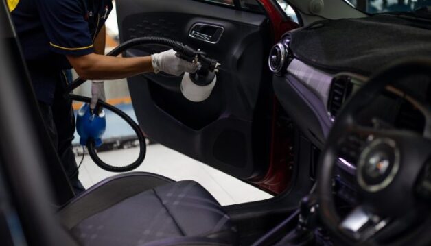 Detailing automobile