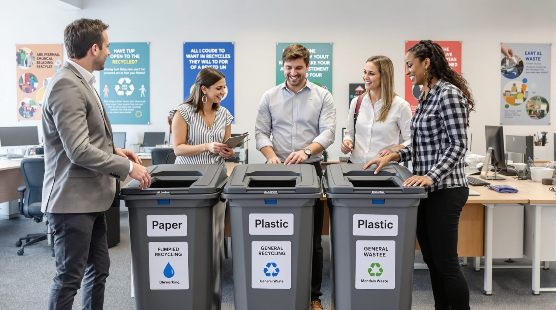 Poubelle de tri en entreprise : pourquoi la sensibilisation des employés change tout ?