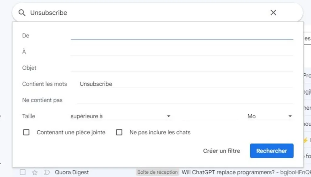 Unsubscribe