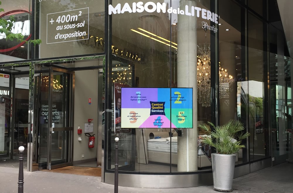 Écran vitrine : le bon moyen de booster votre visibilité