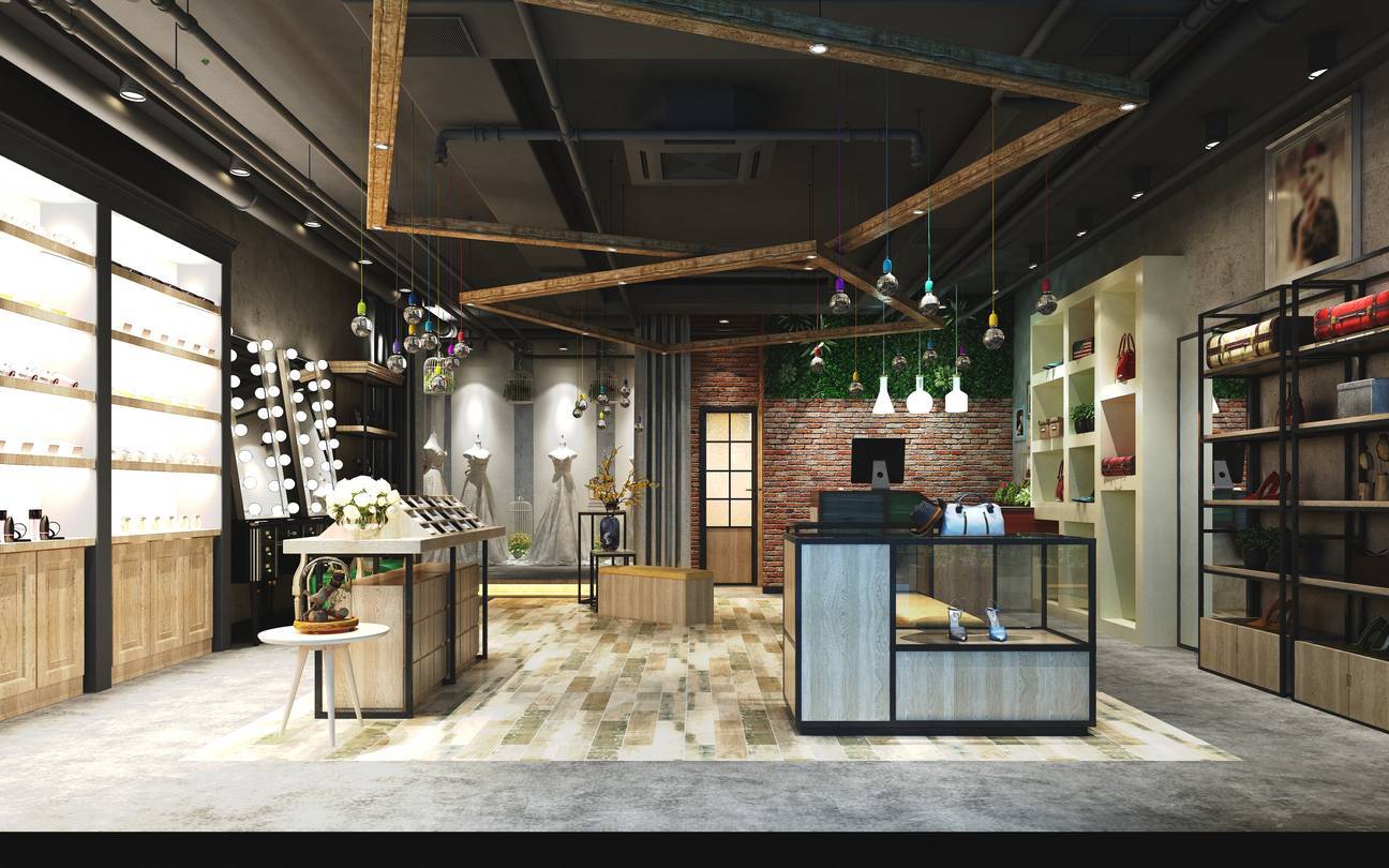 PLV bois présentoir commerce