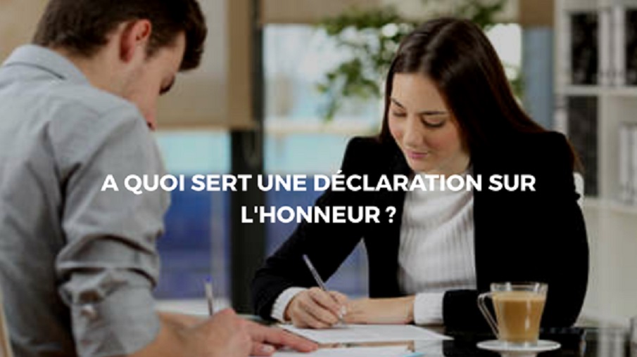 declaration sur l'honneur