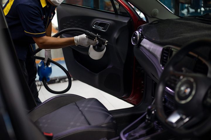 Detailing automobile