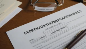 faire un faux contrat de travail risque