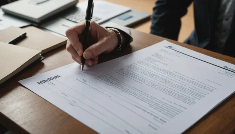 récapitulatif de votre candidature signé