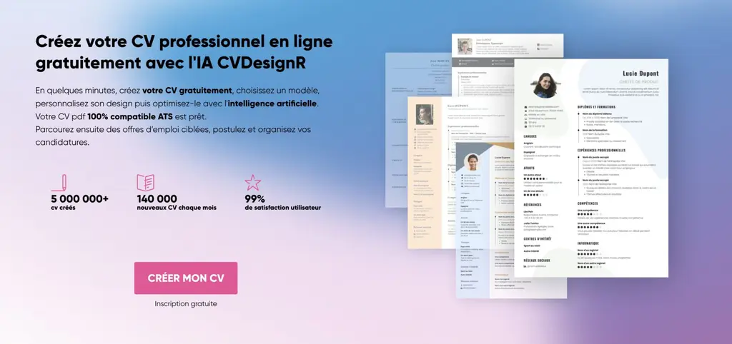 créer un cv professionnel