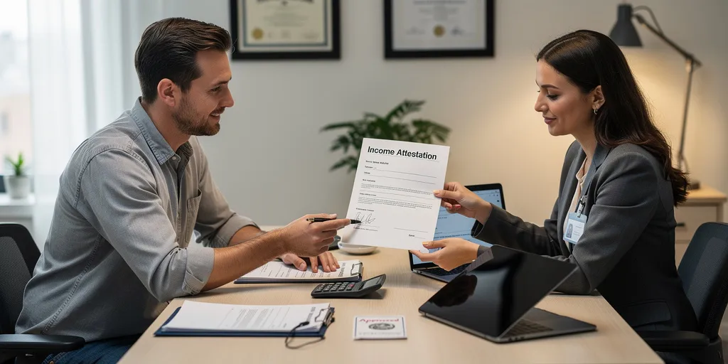 attestation de revenu comptable