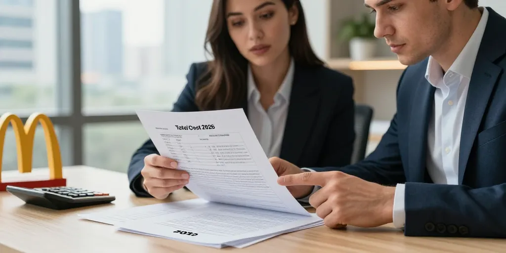 Coût franchise McDo : le montant à prévoir pour investir en 2026