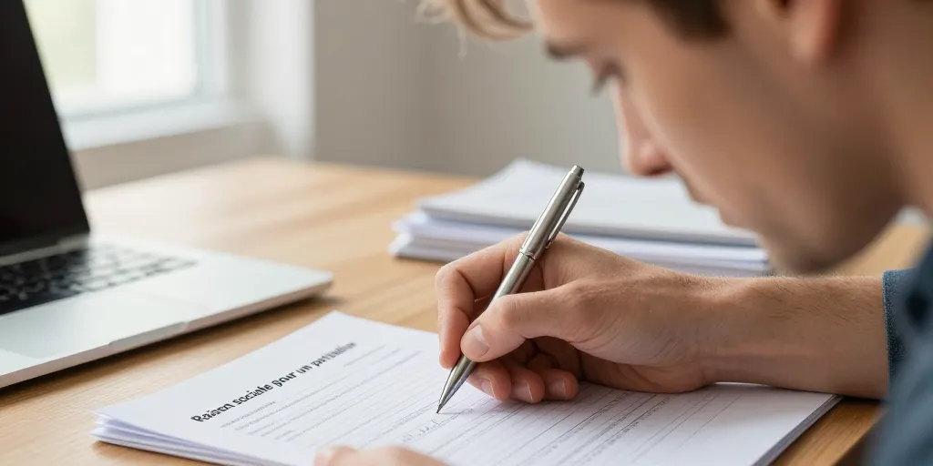 Raison sociale pour un particulier : Le libellé à inscrire sur un formulaire ?