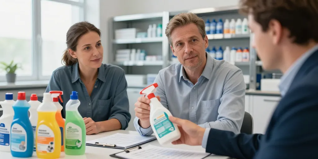 produits d'entretien et d'hygiène