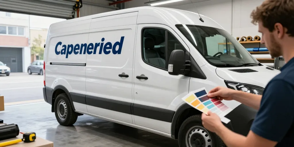 flocage vehicule utilitaire