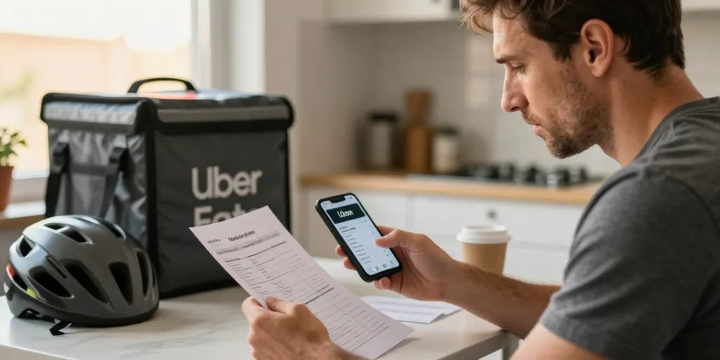 combien gagne un livreur uber eats par mois