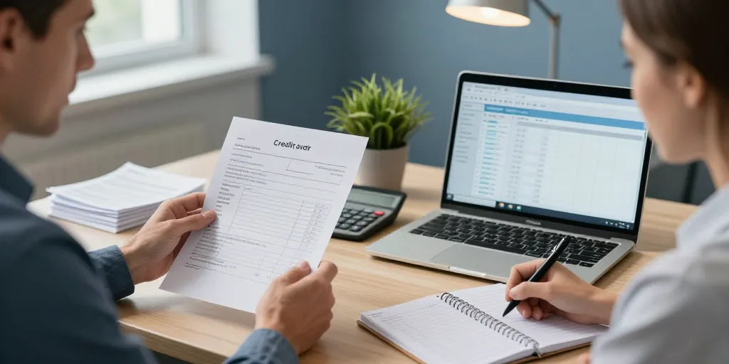 un avoir en comptabilité