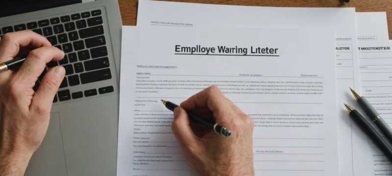 lettre avertissement salarié modele