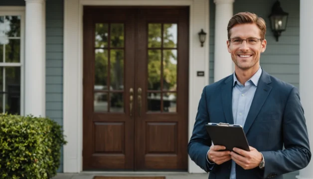 vendeur en porte a porte